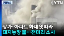 상가·아파트·돼지농장 화재 잇따라...인명 피해도 / YTN