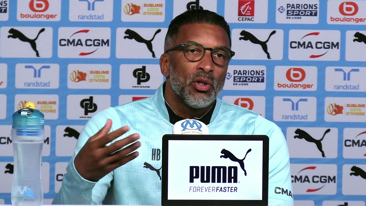 Conférence de presse de Beye avant Lyon