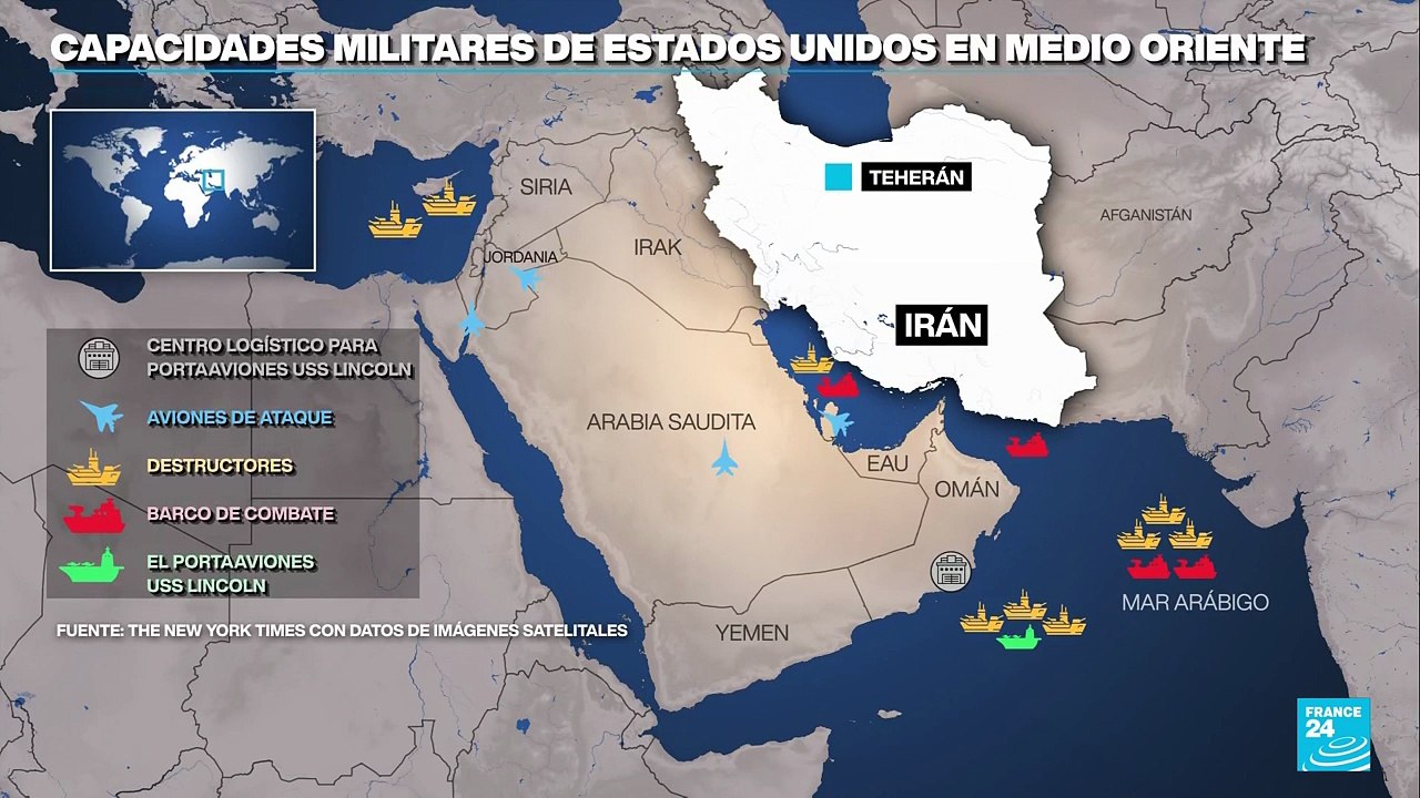 Estados Unidos refuerza su capacidad militar en Medio Oriente