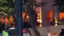 Incêndio em hotel no Dubai durante ataques iranianos