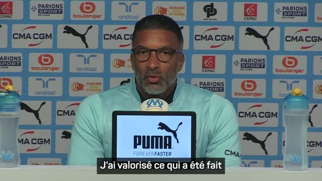 Marseille - Beye : "Je ne suis pas là pour tout renverser ou détruire ce qu'a fait De Zerbi"