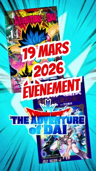 Le 19 mars 2026 événement a ne pas louper sur LA QUÊTE DE DAI