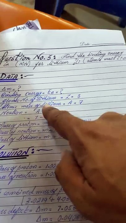 Class 12 Physics Solved Numerical Sindh board New book Chapter No 27 Nuclear Physics coplete