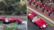 Il video di Leclerc con Alexandra dopo le nozze: il giro in Ferrari a Montecarlo