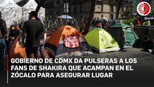 Pernocta en el Zócalo primera fila de fans para concierto de Shakira
