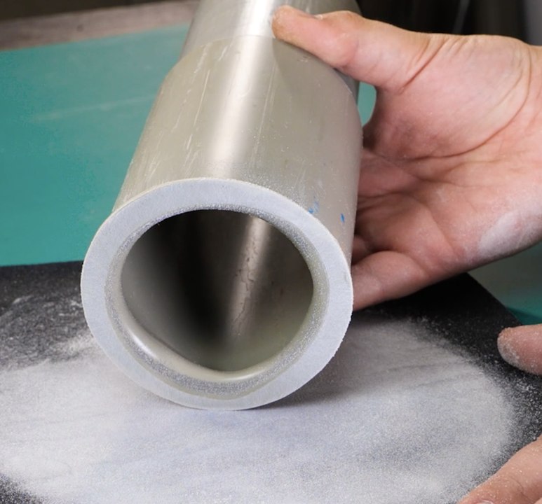 Preparing a plastic pipe - the melting technique 🤩