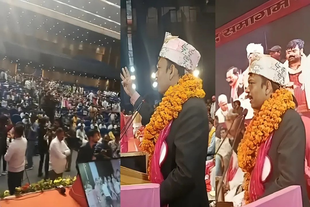 ब्राह्मण प्रबुद्ध समागम में अलंकार अग्निहोत्री का विवादित भाषण, मंच पर रोकने की कोशिश के बीच गूंजे समर्थन के नारे