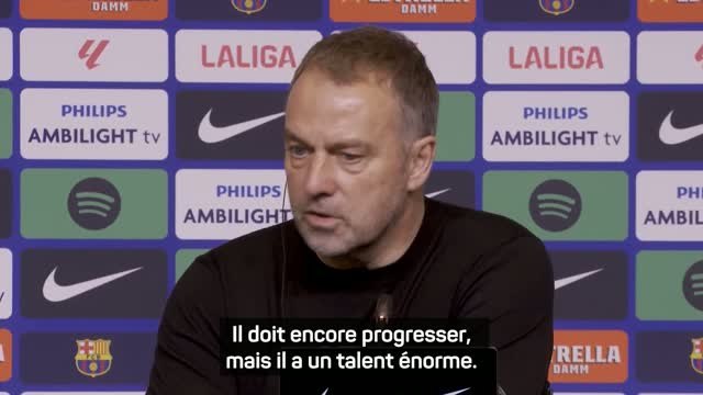 Barcelone - Flick salue le match exceptionnel de Lamine Yamal