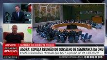 Guerra no Oriente Médio: ONU dá início à reunião do Conselho de Segurança