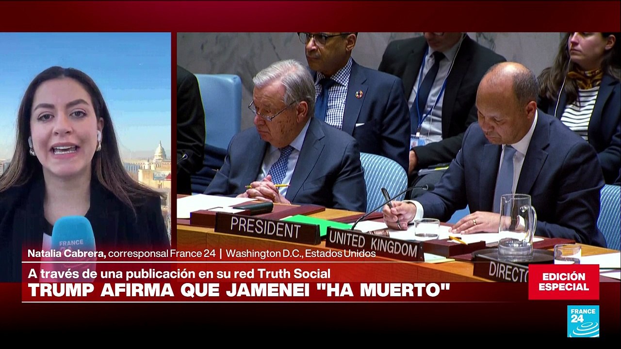 Informe desde Washington: Trump asegura que el líder supremo de Irán, Alí Jamenei, "ha muerto"