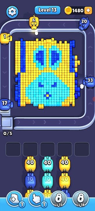 Pixel Flow Level 13-15