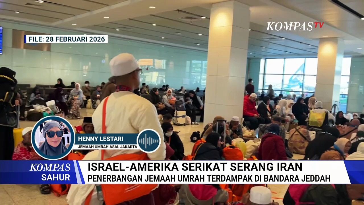 AS-Israel Serang Iran, Penerbangan Jemaah Umrah Asal Indonesia Terdampak di Bandara Jeddah
