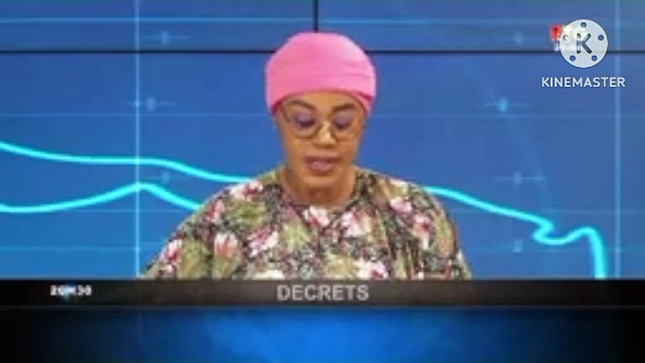 Decret du president de la republique Mamadi Doumbouya