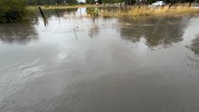 Flooding in Huntly
