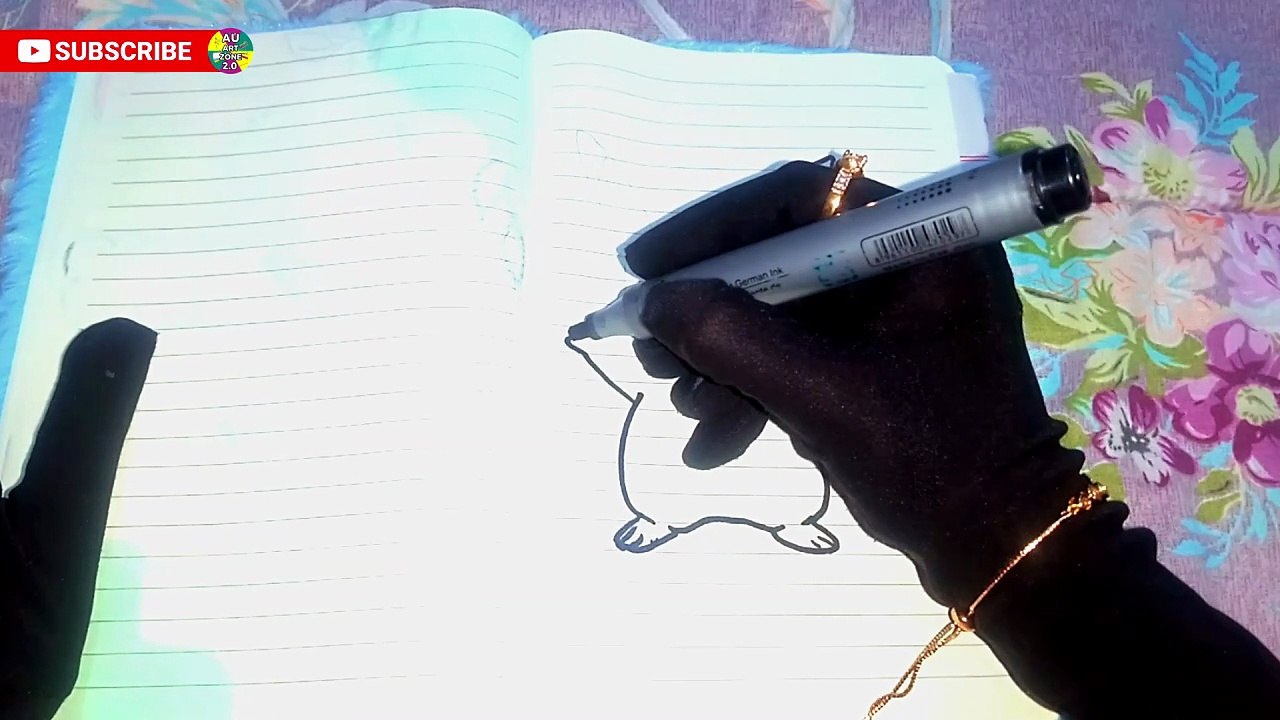 Pikachu Drawing Step by Step | Make Pikachu Drawing Easy | Pikachu Drawing Cute | AU Art Zone 2.0