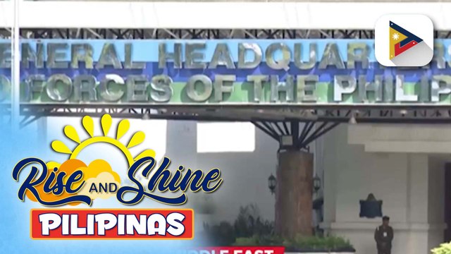 DND, mahigpit na binabantayan ang sitwasyon sa Middle East kaugnay sa lumalalang sigalot doon | ulat ni Floyd Brenz