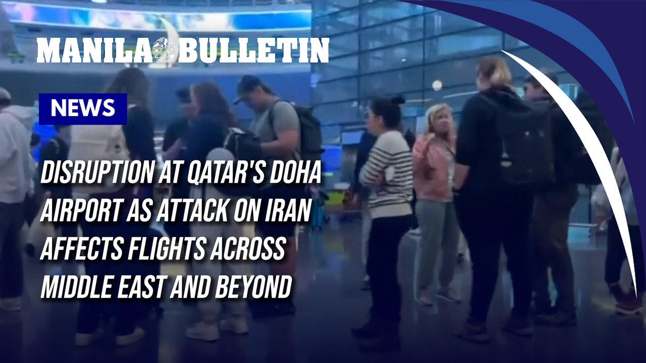 Passengers stranded at Qatar's Doha airport as attacks on Iran affect Middle East