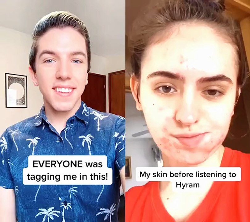 MY FAVORITE THING EVER not gonna lie teared up a lil after this duet with zofiekocol skincare skincarebyhyram