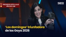 Alauda Ruiz de Azúa, tras recibir el Goya 2026 a mejor película con 'Los domingos'