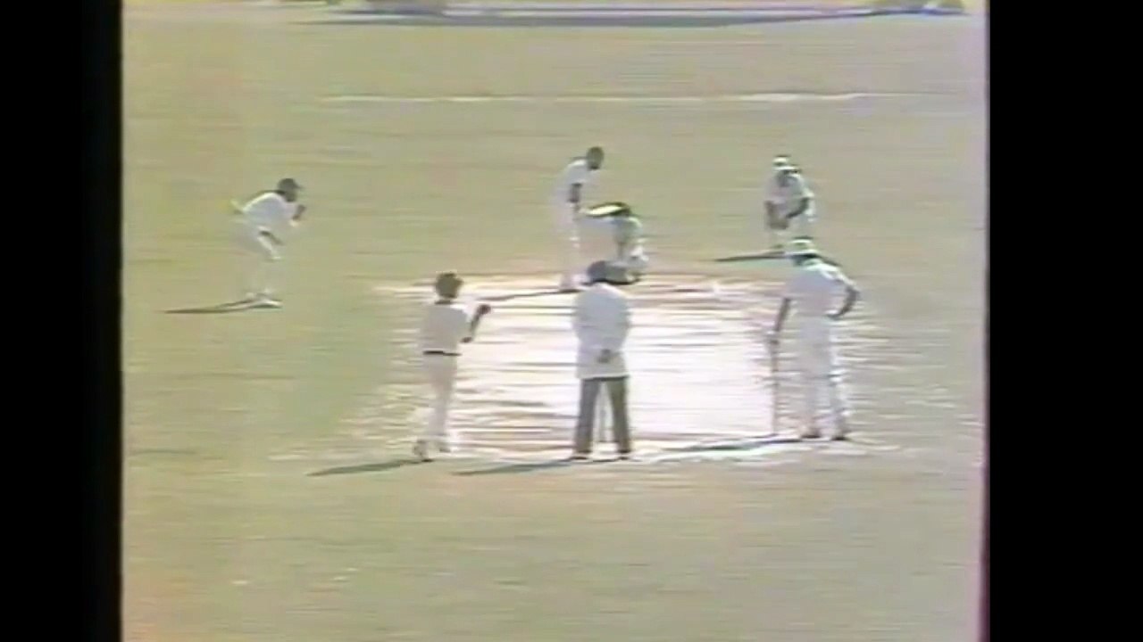 Thelston Payne batting 14 vs Governor's XI at Sahiwal 1986