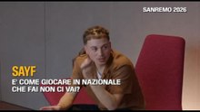 Sanremo, Sayf secondo al festival: "E' come giocare in nazionale, che fai non ci vai?"