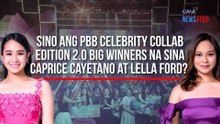 Sino ang PBB Celebrity Collab Edition 2.0 Big Winners na sina Caprice Cayetano at Lella Ford? | GMA Integrated Newsfeed