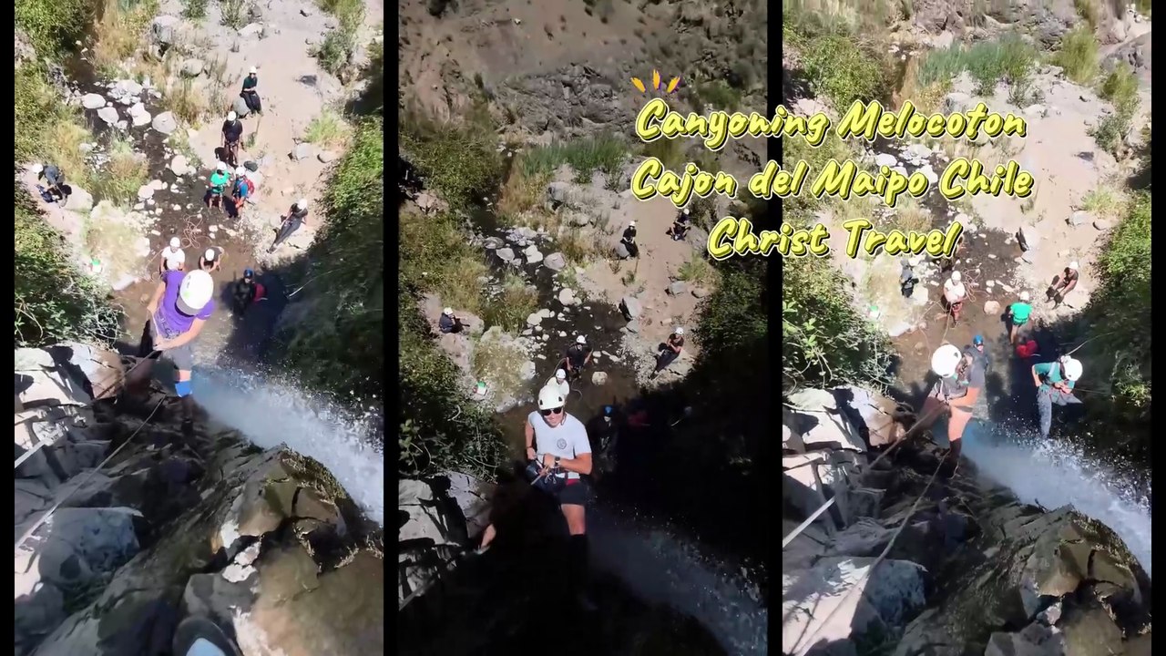 Canyoning Melocton Cajon Del Maipo Chile