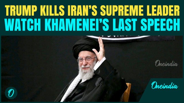 Khamenei’s LAST SPEECH- Trump KILLS Khamenei Days After Iran Threatens to SINK US Warships
