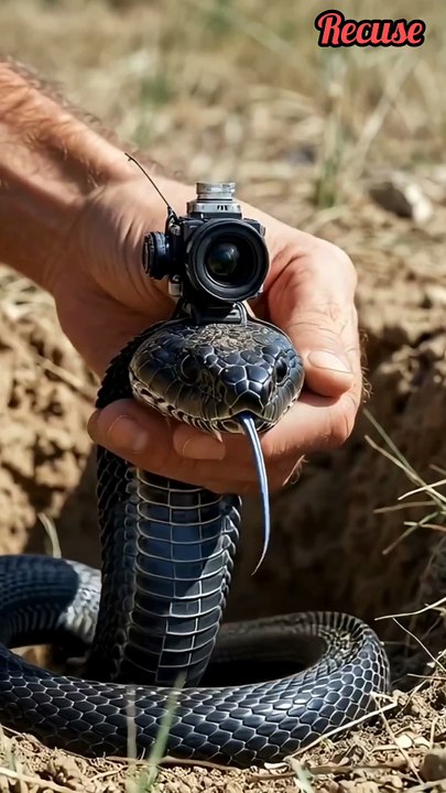 Inside a Black Cobra's Secret Underground World Real Micro Camera POV 2