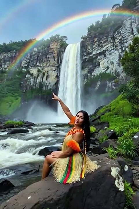 A CACHOEIRA E O ARCO-ÍRIS