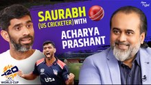 "T20 World Cup : US Cricketer Saurabh Netravalakar With Acharya Prashant (2026)  "