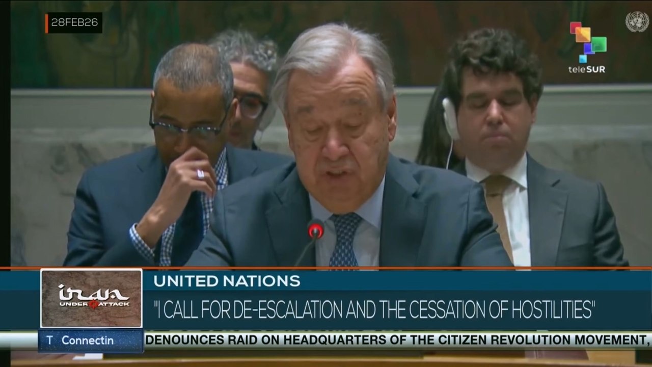 Antonio Guterres, UN secretary-general on attacks against Iran