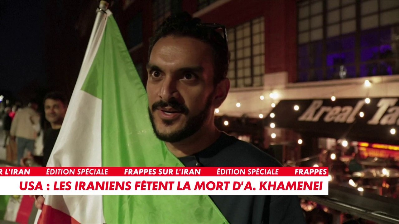 USA : les Iraniens fêtent la mort d'Ali Khamenei
