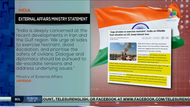 India, external affairs ministry statement