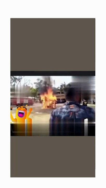 Funny fire fighting service