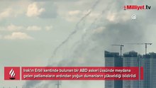 Irak'taki ABD üssünden dumanlar yükseliyor! 'Doğrudan hedef alınmış olabilir'