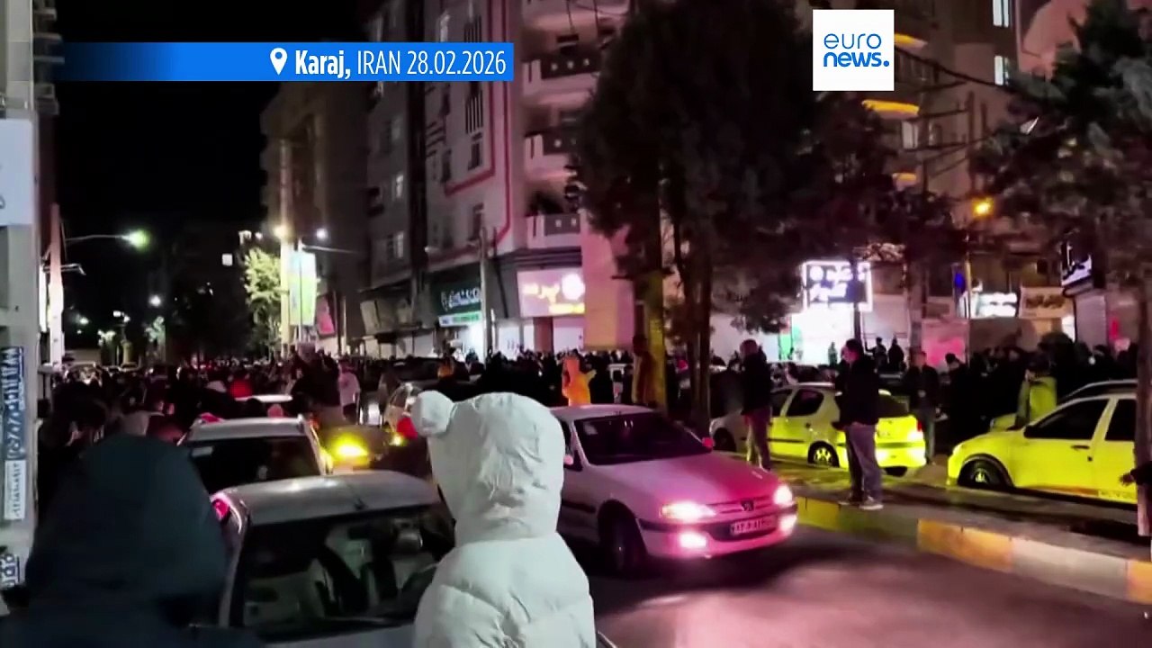 جشن خیابانی ایرانیان برای مرگ خامنه‌ای