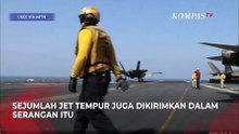 Detik-Detik Armada Militer AS Luncurkan Rudal Bertubi-tubi & Jet Tempur Serang Daratan Iran!