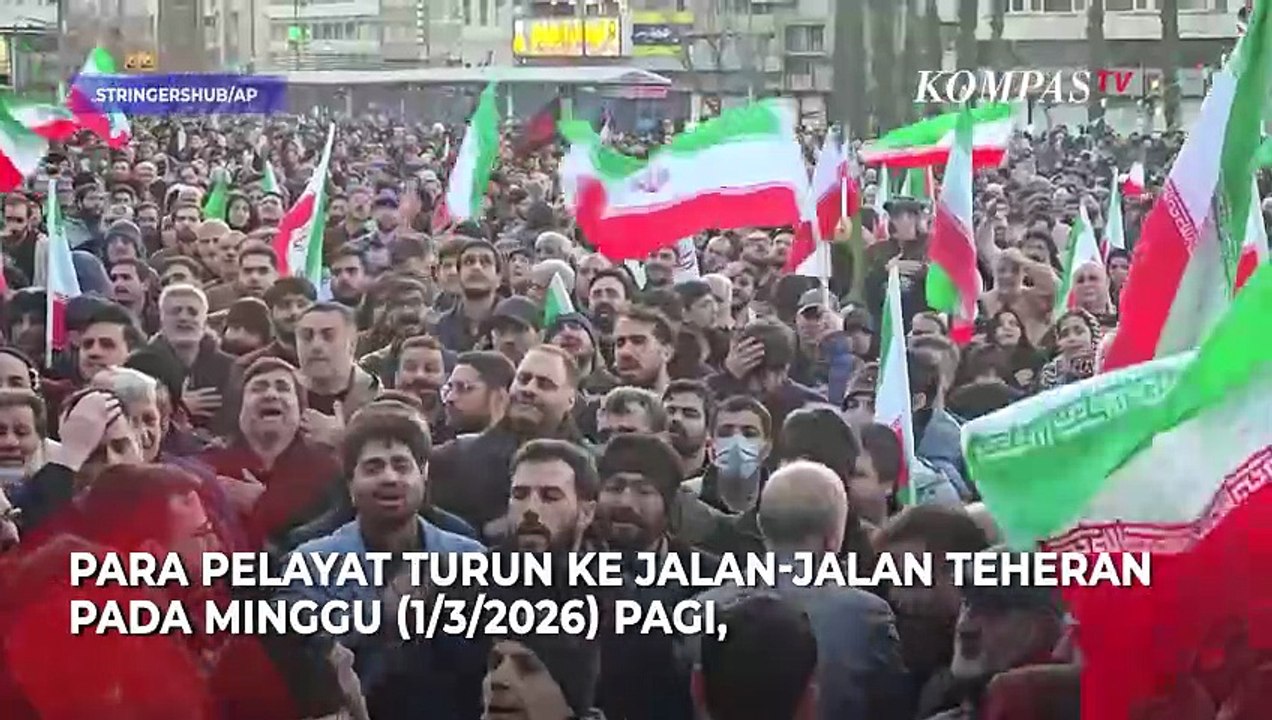 Tangis Warga Iran usai Ali Khamenei Tewas, Teheran Dilanda Duka dan Ketegangan