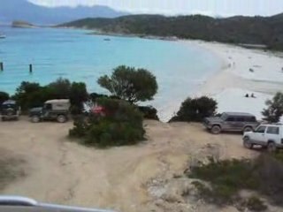 descente plage du lodo en corse en 4x4