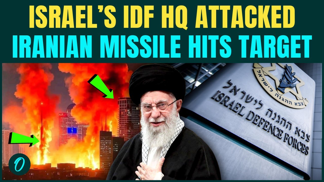 U.S. vs Iran BREAKING: Israel’s IDF HQ Attacked | Tel Aviv, Haifa ROCKED by Ballistic Missiles