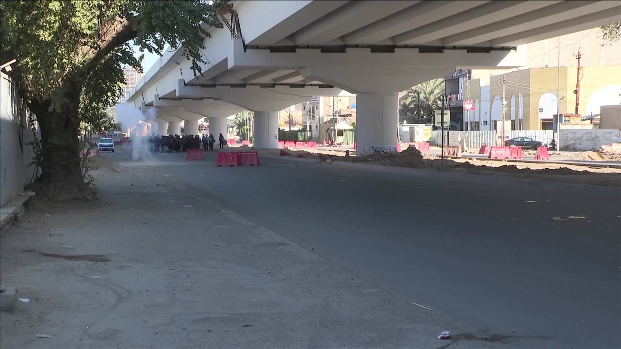 Tear gas fills Baghdad streets in pro-Iranian protests after US-Israel attacks on Iran