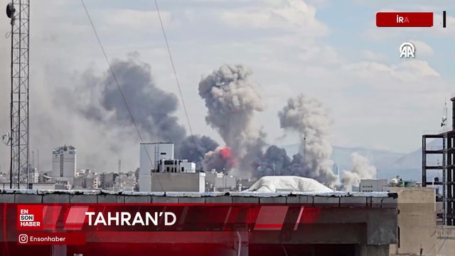 İran’ın başkenti Tahran’da art arda patlamalar meydana geldi