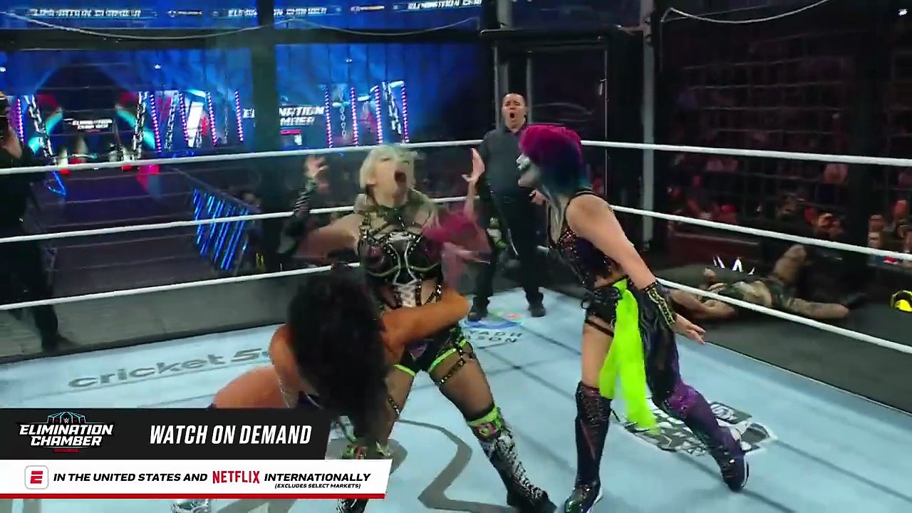 WWE ELIMINATION CHAMBER 28 FEBRUARY 2026 WOMEN MATCH