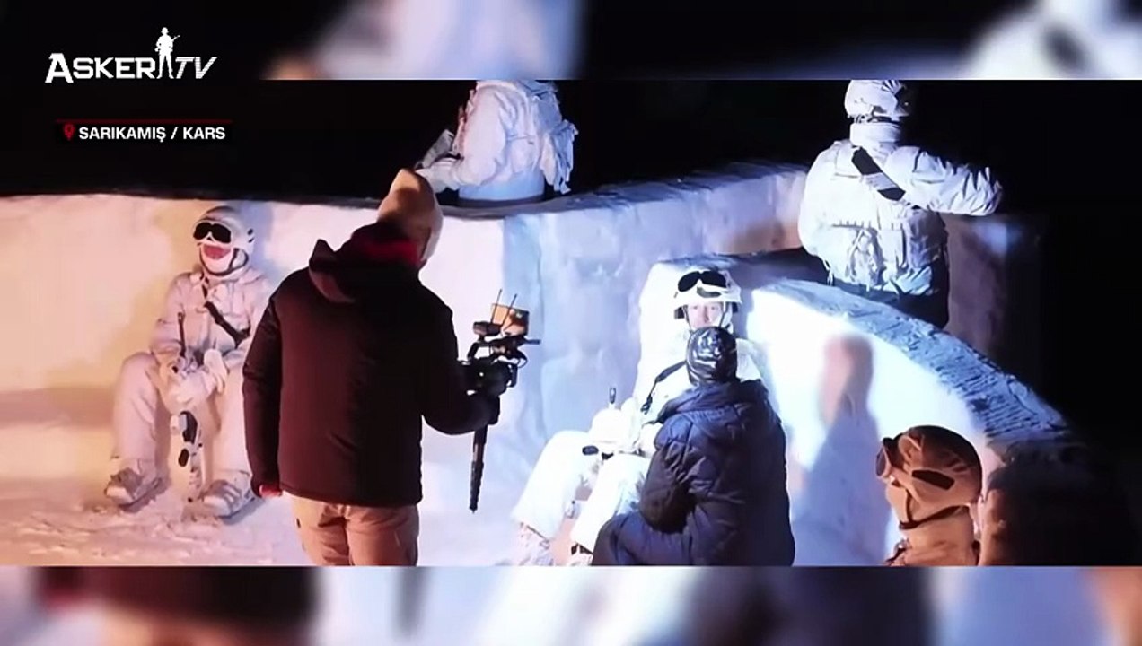 Sarıkamış’ta Gece Muharebe Eğitimi: Dondurucu Soğukta Dimdik!
