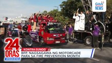 Online Exclusive - BFP, nagsagawa ng motorcade para sa Fire Prevention Month | 24 Oras Weekend
