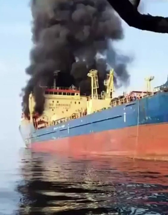 Iran has struck the oil tanker 'Skylight' near the Strait of Hormuz.