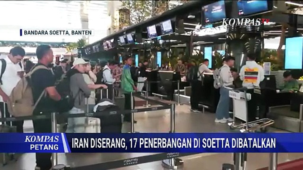 17 Penerbangan Timur Tengah dari Soekarno Hatta Dibatalkan Imbas Serangan AS-Israel ke Iran
