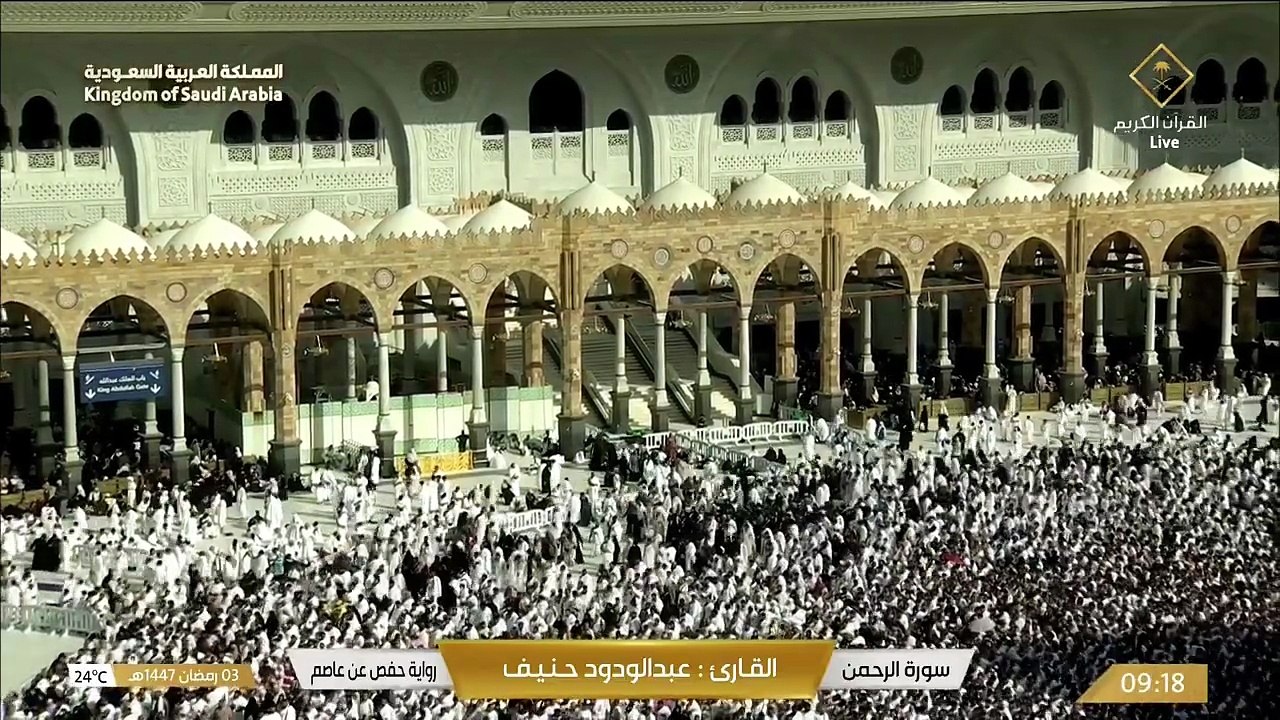 تلاوة خاشعة من سورة النجم إلى سورة الممتحنة | بصوت القارئ عبد الودود حنيف Quran Recitation