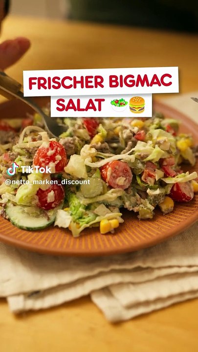 Frischer big Mac Salat